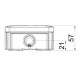 Распределительная коробка OBO Bettermann Т 60 114х114х57мм IP66 (2007061)