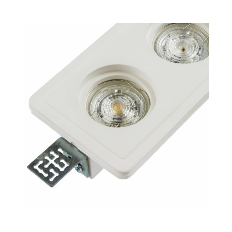 Гипсовый точечный врезной светильник Imperium Light 406210.01.01 X-Cool GU10/GU5.3 2x50W IP20