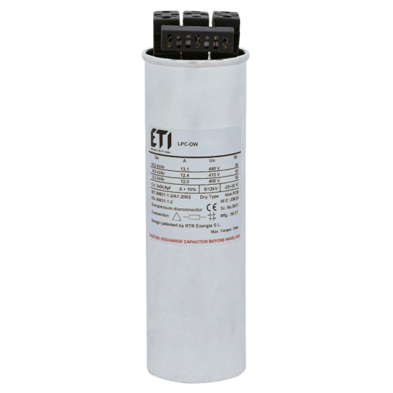 Конденсатор ETI 004656858 LPC-DW 440V 7.5 kVAr