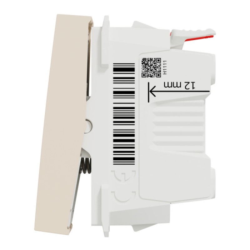 Кнопка вимикача Schneider Electric Unica New NU310644 10А 1м бежева