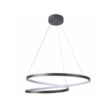 Люстра Goldlux 328175 Zefira LED 1x52W 4000K 4900Lm IP20 антрацит