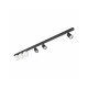 Светильник поворотный, спот TK Lighting 10003 Vox GU10+G9 6x10+6W IP20 Черный