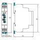Імпульсне реле TOSUNlux TRT8-P2/A230 16А 230В АС/24B DC 2 контактні групи (6931934238495)