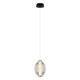 Підвісний світильник, люстра Italux PND-45372-1-WH-CL Rinot LED 1x8W 3000K 500Lm IP20 чорний