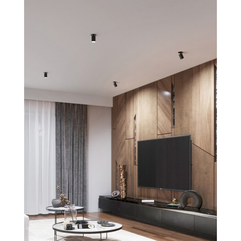 Точковий світильник Kanlux 29311 Chiro GU10 1x10W IP20 чорний