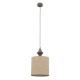 Подвесной светильник, люстра TK Lighting 11438 Amura E27 1x15W IP20 коричневый