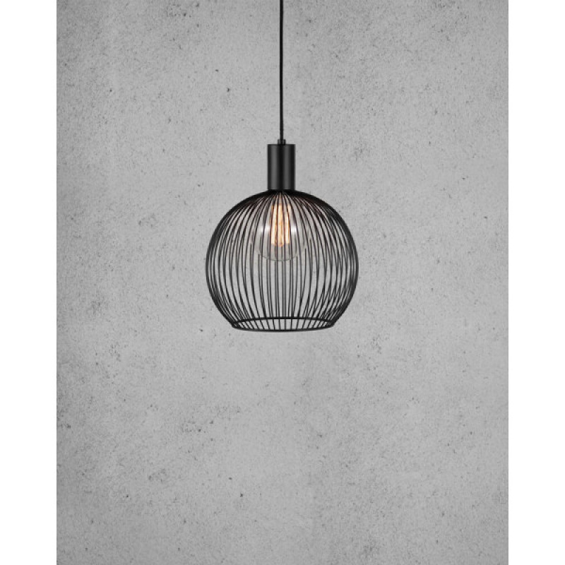 Підвісний світильник, люстра Nordlux 84243003 Aver E27 1x60W IP20 чорний