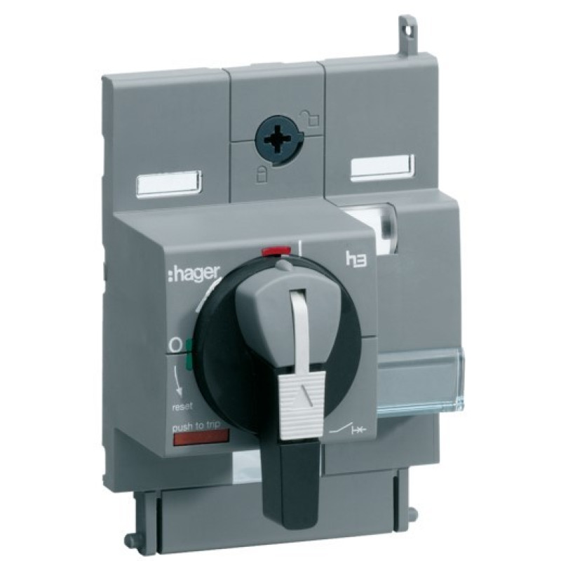 Поворотная ручка Hager HXA030H x160 с возможностью блокировки