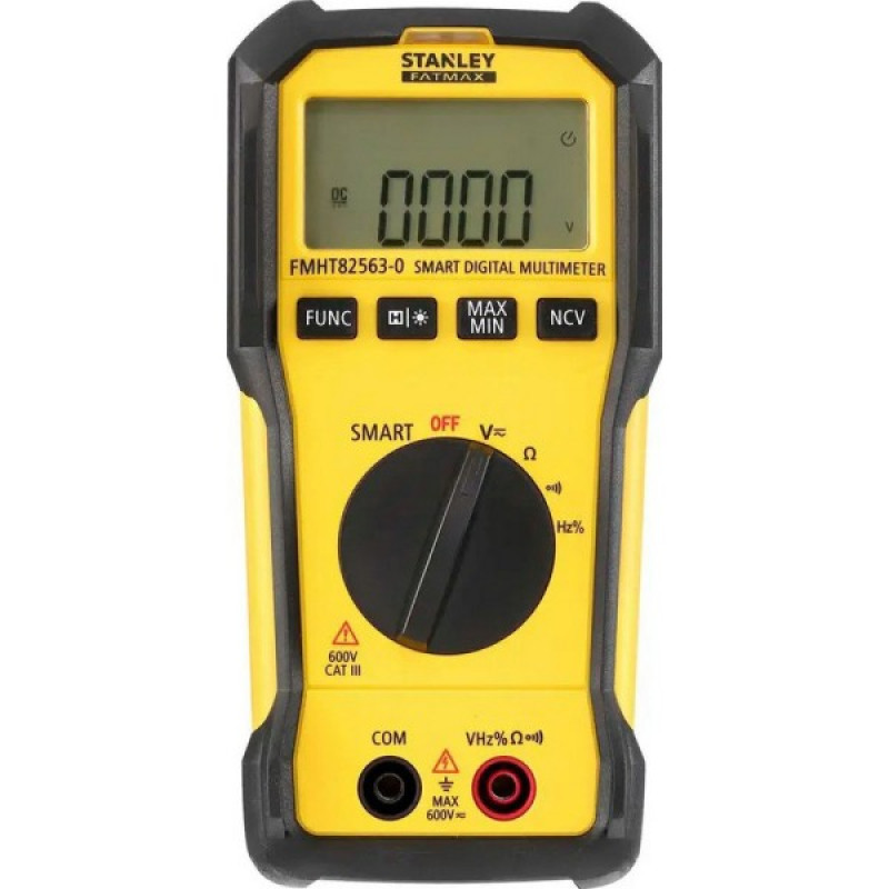 Цифровий мультиметр Stanley FMHT82563-0 600В/10А з подвійним дисплєм категорії САТ III