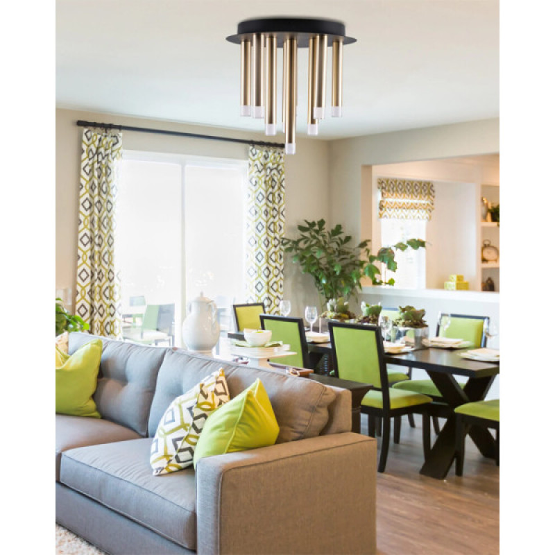 Люстра Goldlux 326645 Glam G9 9x8W IP20 Золота