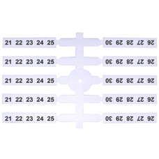 Маркировочная табличка ETI EO3 21-30 200шт (3901756)