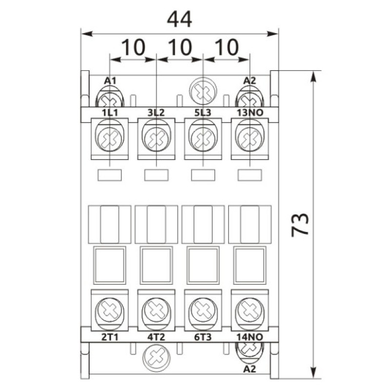 Магнітний пускач Promfactor FC-1/9А 1NC AC400В (FC11009400)