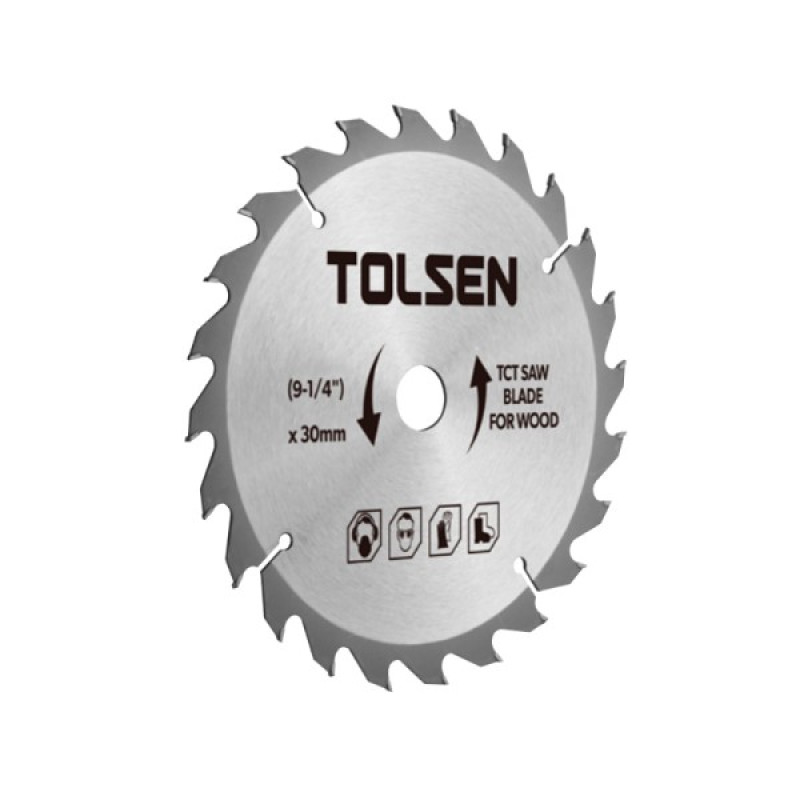 Пильний диск по дереву з ТВС напайками Tolsen (76441) 210х48Тх30мм