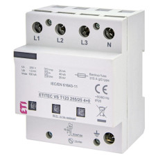 Обмежувач перенапруги Eti ETITEC VS T123 255/25 4+0 (2442938)
