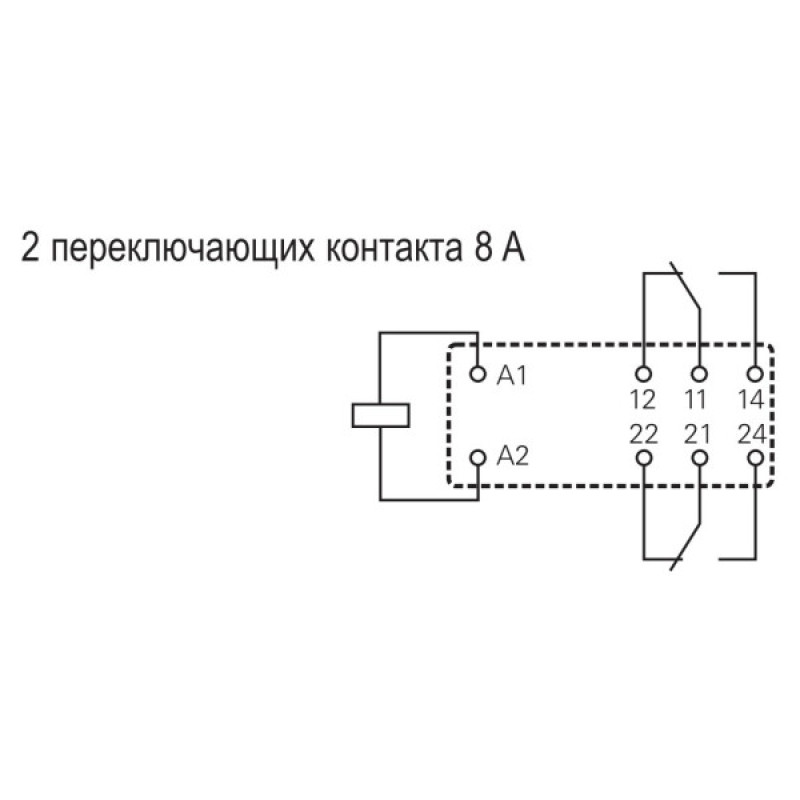 Інтерфейсне реле Schrack XT484T30 230В AC 8А