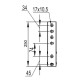 Консоль ML для дротяного лотка 400 мм DKC FC33833