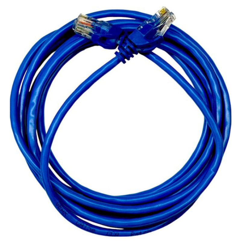 Патч-корд GEAR cat.5e UTP CCA 24AWG 2м синій (GPC-UTPCCARJ45-2BE)