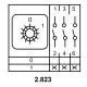 Пакетний перемикач Аско-Укрем ПКП Е9 2.823 A0110010011 (1-0 3 полюси)