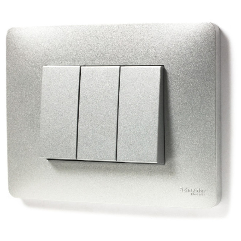 Одноклавишный выключатель Schneider Electric NU310130 (схема 1) 10А 1М (алюминий)