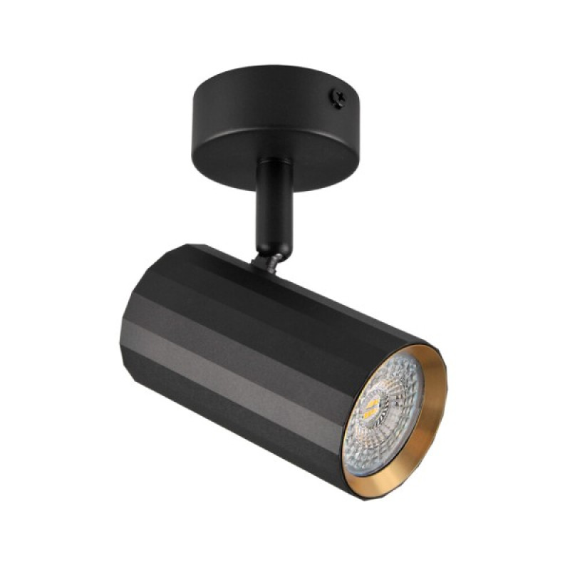 Светильник поворотный, спот Goldlux 323415 Nicea GU10 1x10W IP20 черный