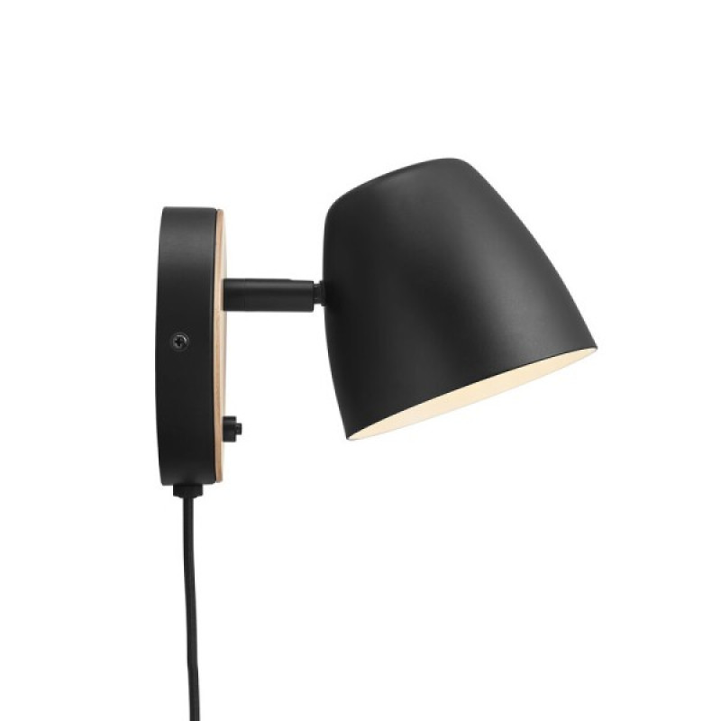Бра, настенный светильник Nordlux 2112631003 Theo GU10 1x35W IP20 черный