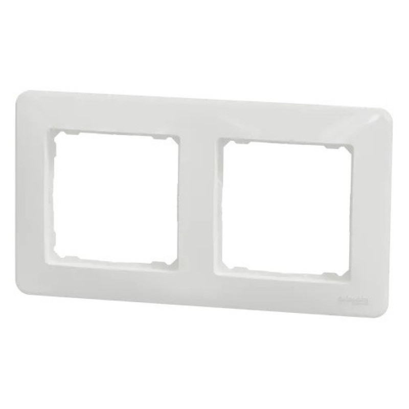 Рамка двойная Schneider Electric Sedna Design белая SDD311802