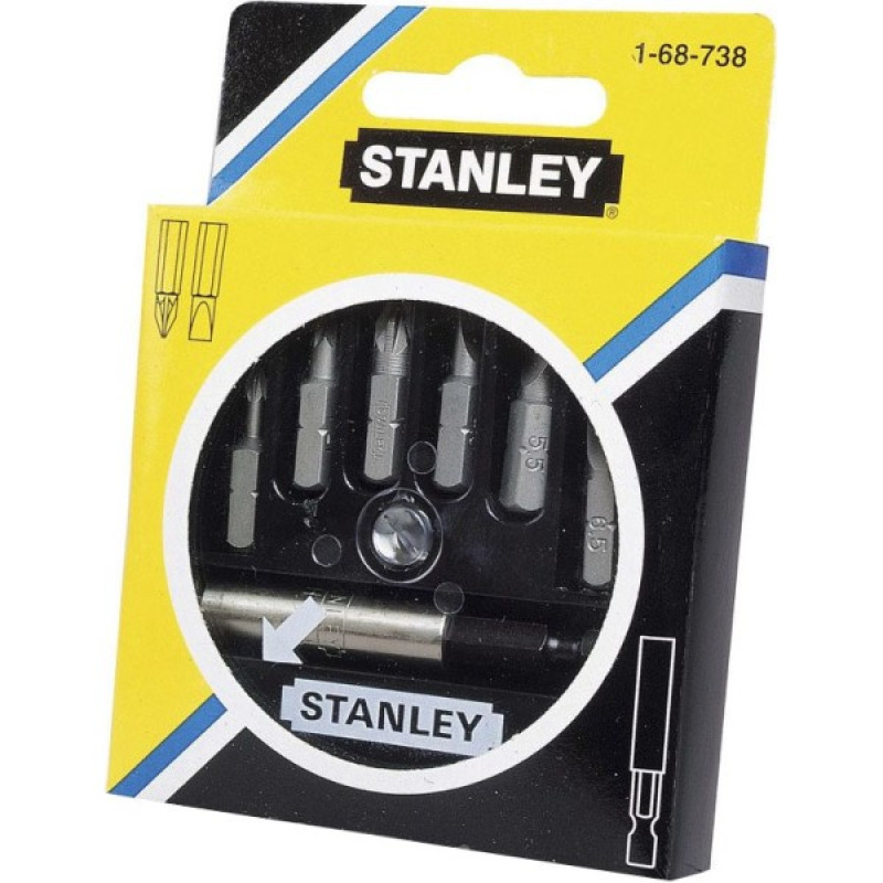 Набор отверточных вставок Stanley 7 шт