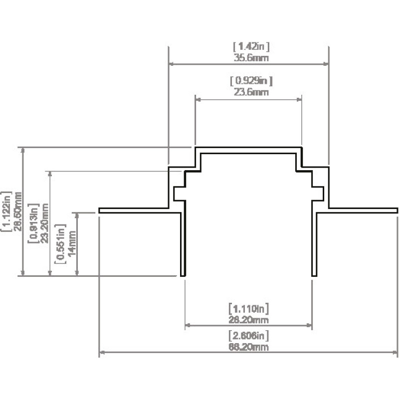 LED-профіль KLUS TEKNIK-ZM, 3 метри (KLUS_A00399N_3)