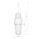 Люстра Nowodvorski 12251 Nome B GX53 1x15W IP20 графитовая