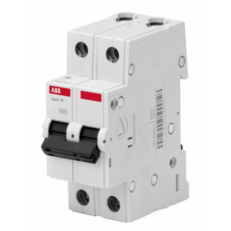 Автоматичний вимикач ABB BASIC M 2Р 40А 4,5kA