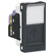 Одинарная компьютерная розетка Schneider Electric NU341654 RJ45 cat.6 STP с полем для надписи 1М (антрацит)