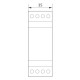 Реле уровня жидкости F&F PZ-828B 230В 16А