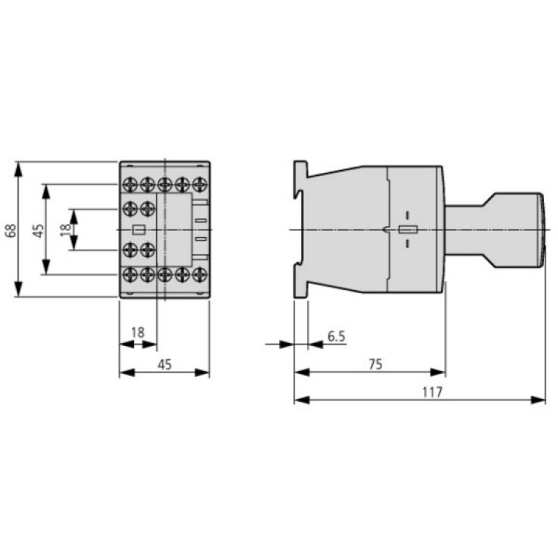 Контактор Eaton Moeller DILA-22(24VDC)