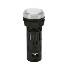 Сигнальна лампа LED ETI ECLI-16-024C-W 24В AC/DC Ø16мм біла матова (4771605)