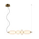Підвісний світильник, люстра Italux PND-8545-4H-AB-WH Nico LED 4x18W 3000K 1925Lm IP20 білий
