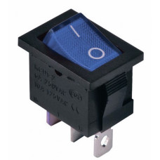 Переключатель TNSy KCD1-2-101N BL/B с подсветкой синий (TNSy5500691)