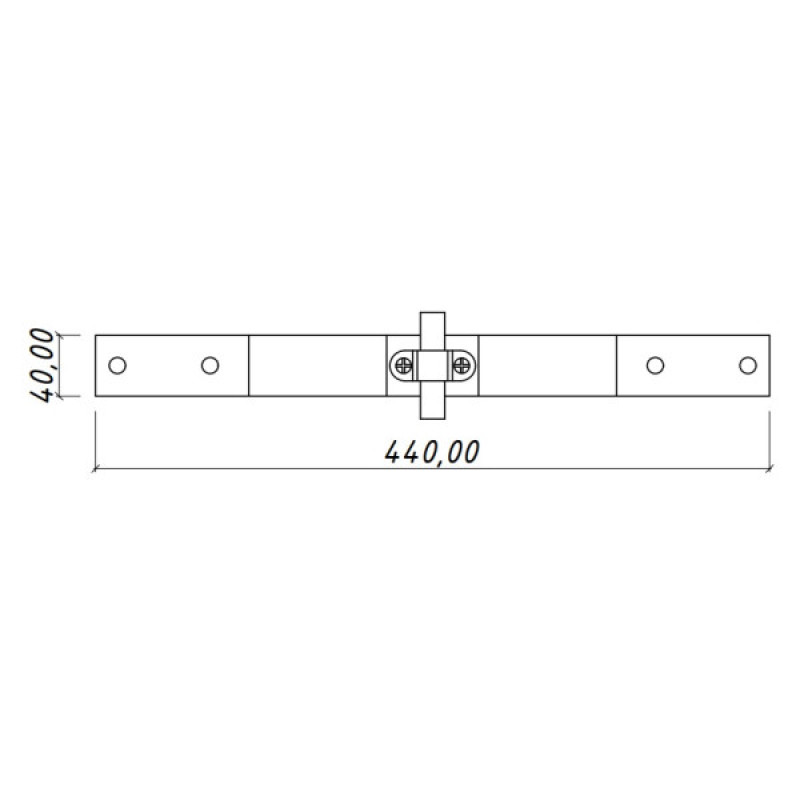 Держатель молниеприемника Leo Lightman L250 Ø16 Ni (415023)