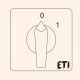 Кулачковый переключатель ETI 004773010 CS 25 91 U (2p «0-1» 25A)