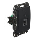 Компьютерная розетка Schneider Electric Sedna Design & Elements RJ45 кат. 5е UTP черная SDD114451