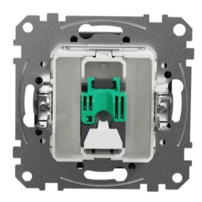 Компьютерная розетка Schneider Electric Sedna Design & Elements RJ45 кат. 5е UTP черная SDD114451