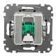 Компьютерная розетка Schneider Electric Sedna Design & Elements RJ45 кат. 5е UTP черная SDD114451