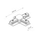Соединитель Nowodvorski 9186 Profile T-connector IP20 черный