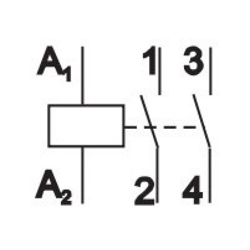 Модульний контактор ETI 002463482 R 63-20 230V
