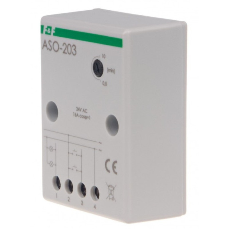 Лестничное реле F&F ASO-203 24В AC 16А