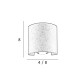 Уличный светильник Italux OWL-6650-1-WH-3K Ortelo LED 2x2W 3000K 162Lm IP54 белый
