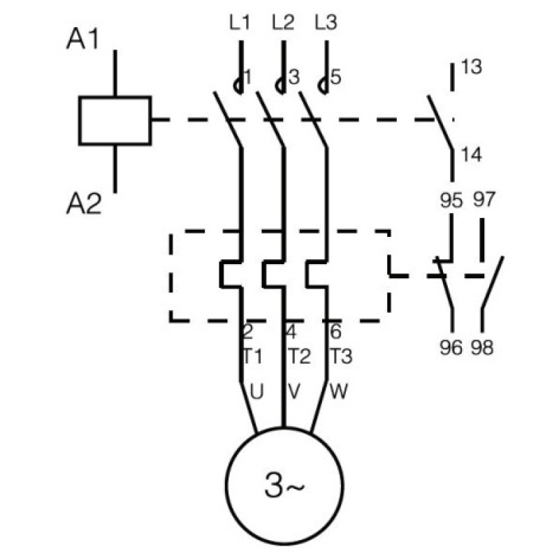Тепловое реле NOARK Ex9R12 3Р 12A (101370)