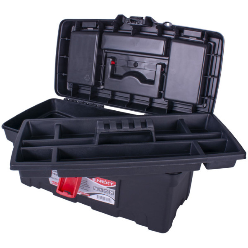 Ящик для інструментів E.Next e.toolbox.pro.06, 16" 410x213x250мм (t011006)