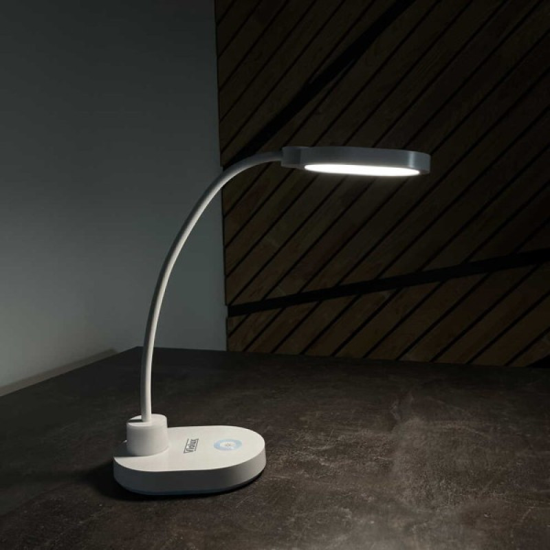 Настольная лампа с аккумулятором LED ASPEN 6W 4200К белая Violux ( 540003 )