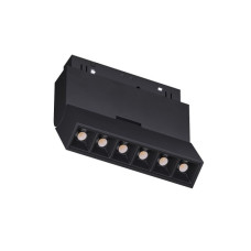 Магнитный трековый светильник Kloodi KDMG-BOOK112 DL 6W 4K BK LED 480Lm IP20 черный