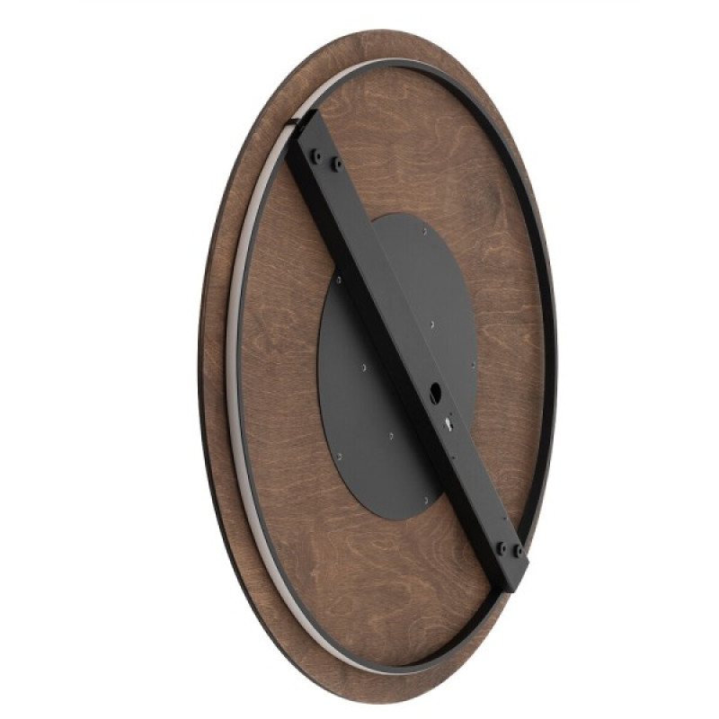 Бра, настенный светильник Nowodvorski 11178 Ring Timber LED XXL 1x22W 3000K 400Lm IP20 коричневый